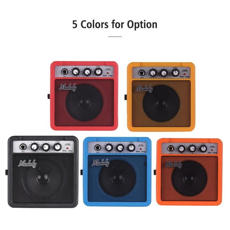 Others |   5W Mini Guitar Amplifier Amp Speaker Black Musical Instruments Black