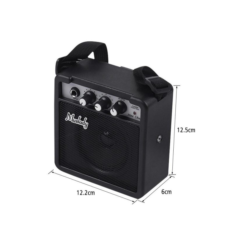 Others |   5W Mini Guitar Amplifier Amp Speaker Black Musical Instruments Black