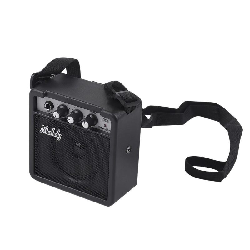 Others |   5W Mini Guitar Amplifier Amp Speaker Black Musical Instruments Black