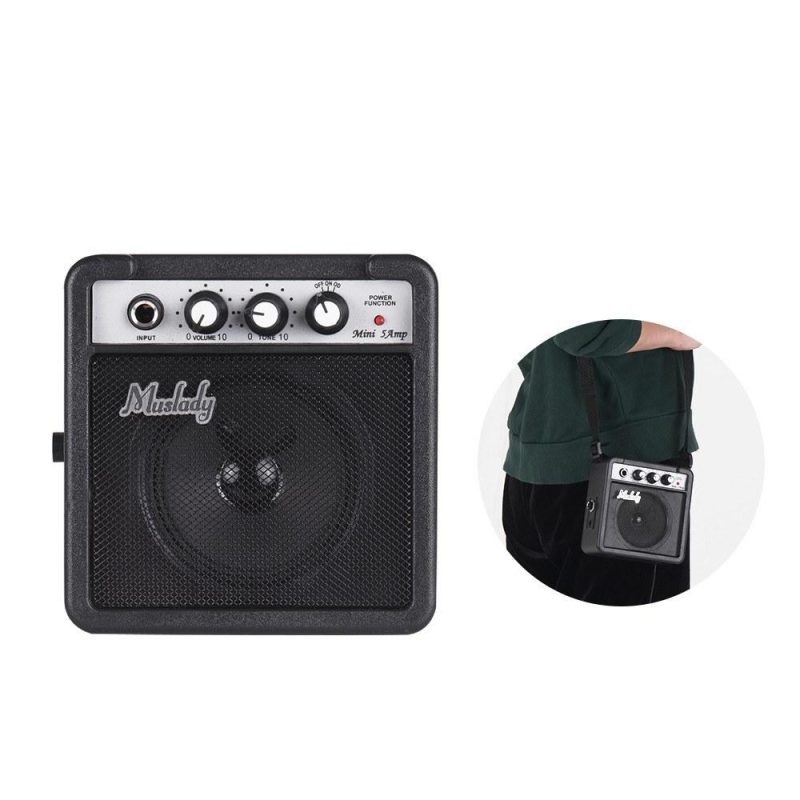 Others |   5W Mini Guitar Amplifier Amp Speaker Black Musical Instruments Black