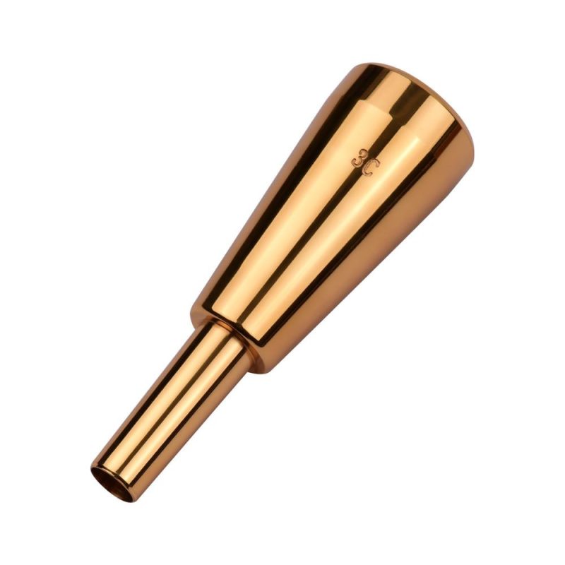 Brass |   3C Trumpet Mouthpiece Thickened Heavier Mouthpiece Instrument Accessory for Standard Trumpets Gold Brass Brass