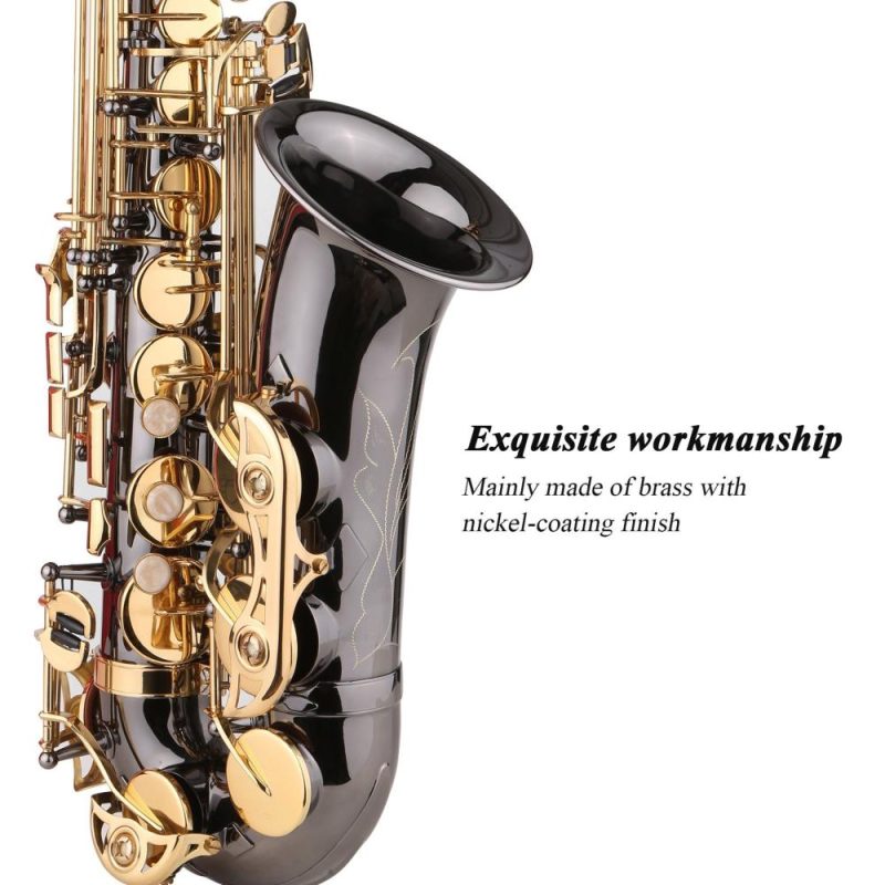 Brass |   Saxophone Eb E-flat Alto Saxophone Sax Gold Brass Brass