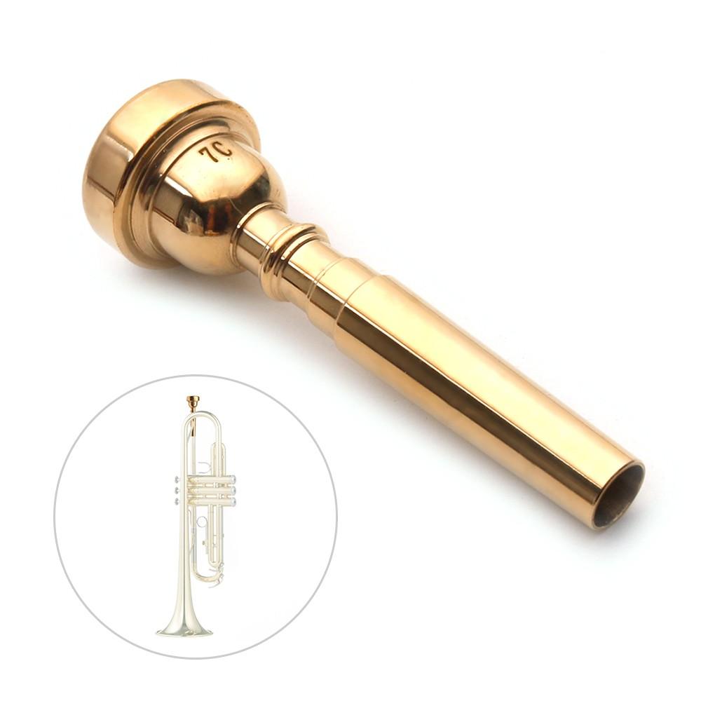 Brass |   Trumpet Mouthpiece Musical Instrument Accessories Gold Plated 5C Gold Brass Brass