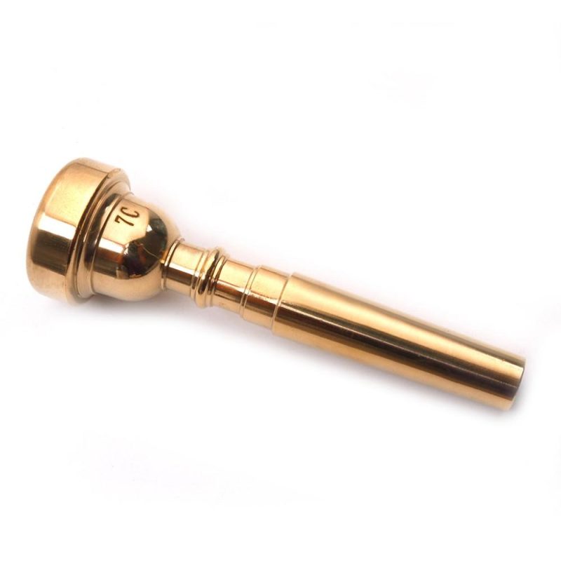 Brass |   Trumpet Mouthpiece Musical Instrument Accessories Gold Plated 5C Gold Brass Brass