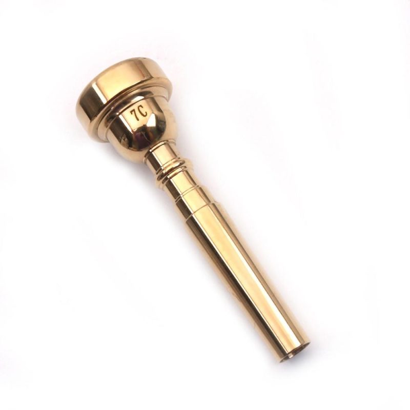 Brass |   Trumpet Mouthpiece Musical Instrument Accessories Gold Plated 5C Gold Brass Brass