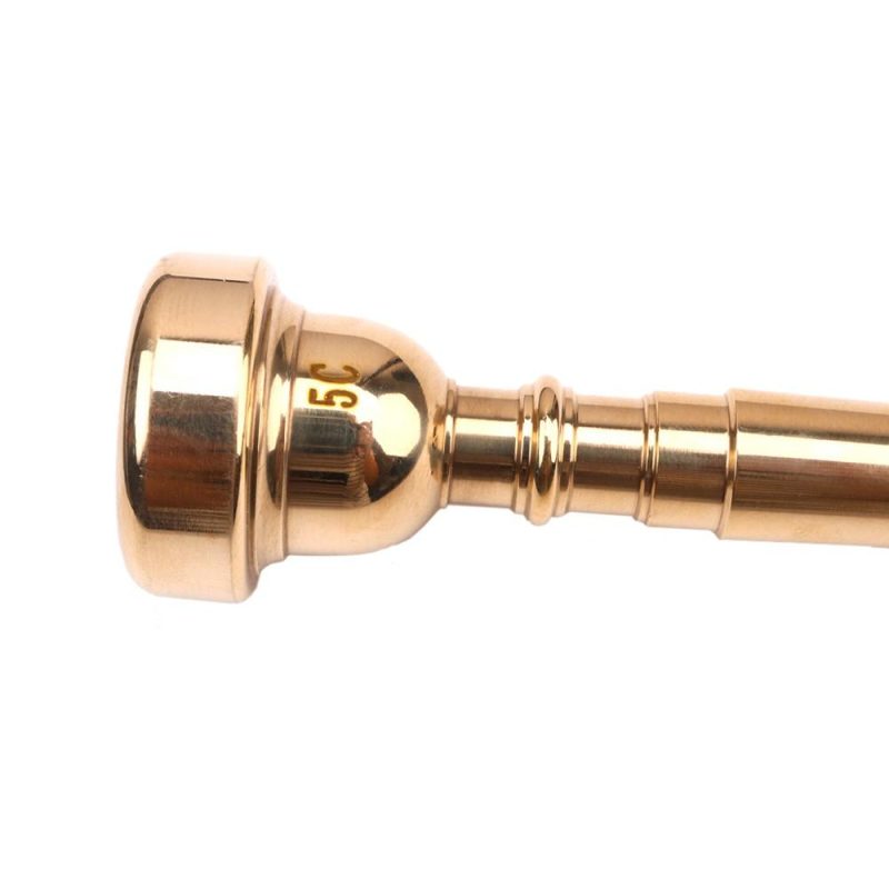 Brass |   Trumpet Mouthpiece Musical Instrument Accessories Gold Plated 5C Gold Brass Brass