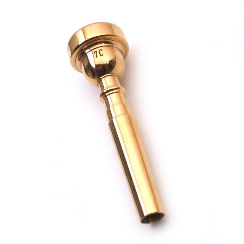 Brass |   Trumpet Mouthpiece Musical Instrument Accessories Gold Plated 5C Gold Brass Brass