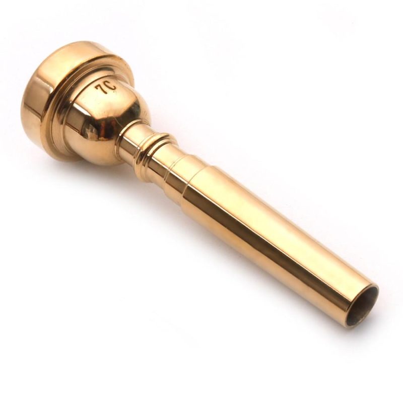 Brass |   Trumpet Mouthpiece Musical Instrument Accessories Gold Plated 5C Gold Brass Brass