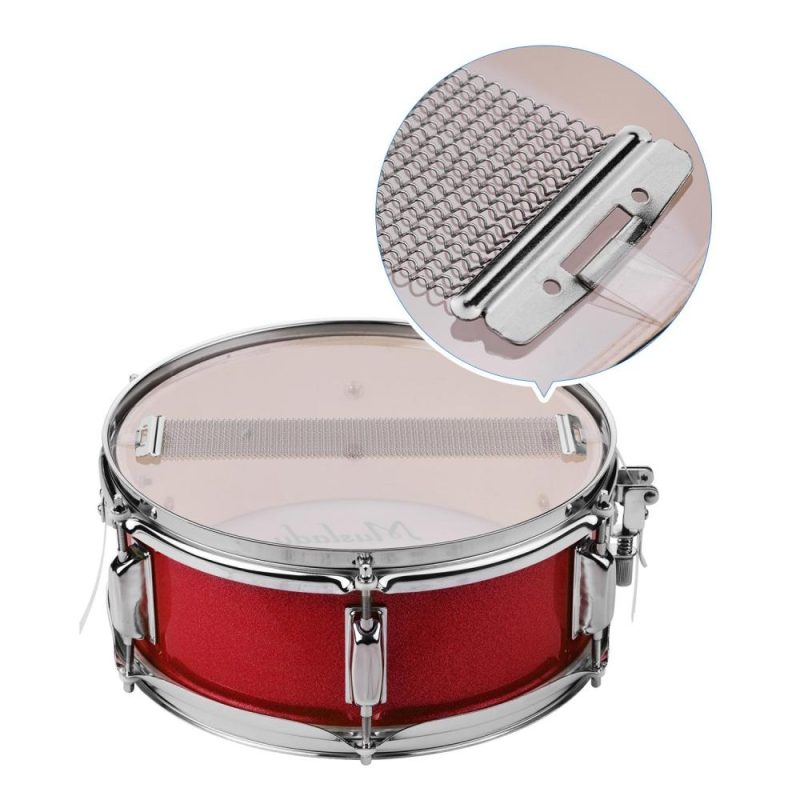 Drums & Percussion |   12inch Snare Drum Head with Drumsticks Shoulder Strap Drum Key for Student Band Red Drums & Percussion Drums & Percussion