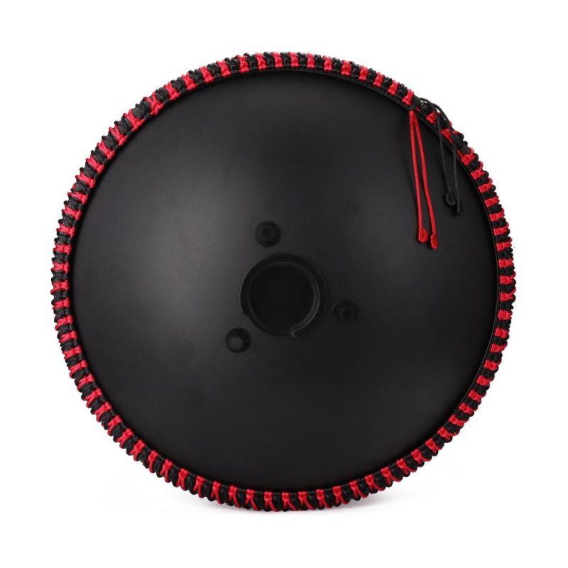 Drums & Percussion |   15 inch 9-Tone Steel Tongue Drum Hand Pan Drums with Drumsticks Black Drums & Percussion Black