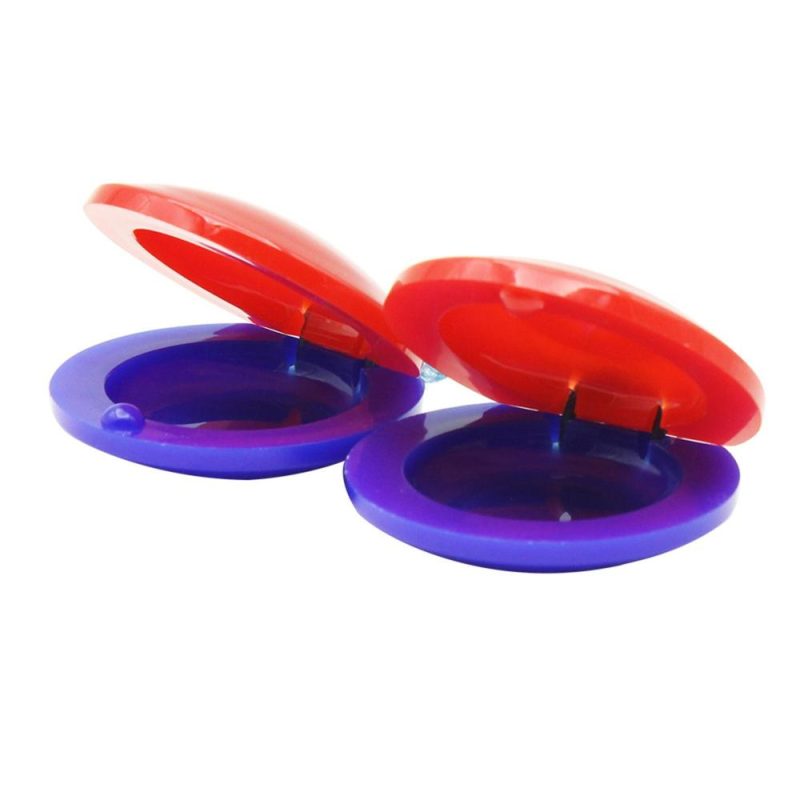 Drums & Percussion |   2Pcs Finger Castanets Percussion Instrument Musical Toy for Toddler Children Early Musical Education Multicolour Drums & Percussion Drums & Percussion