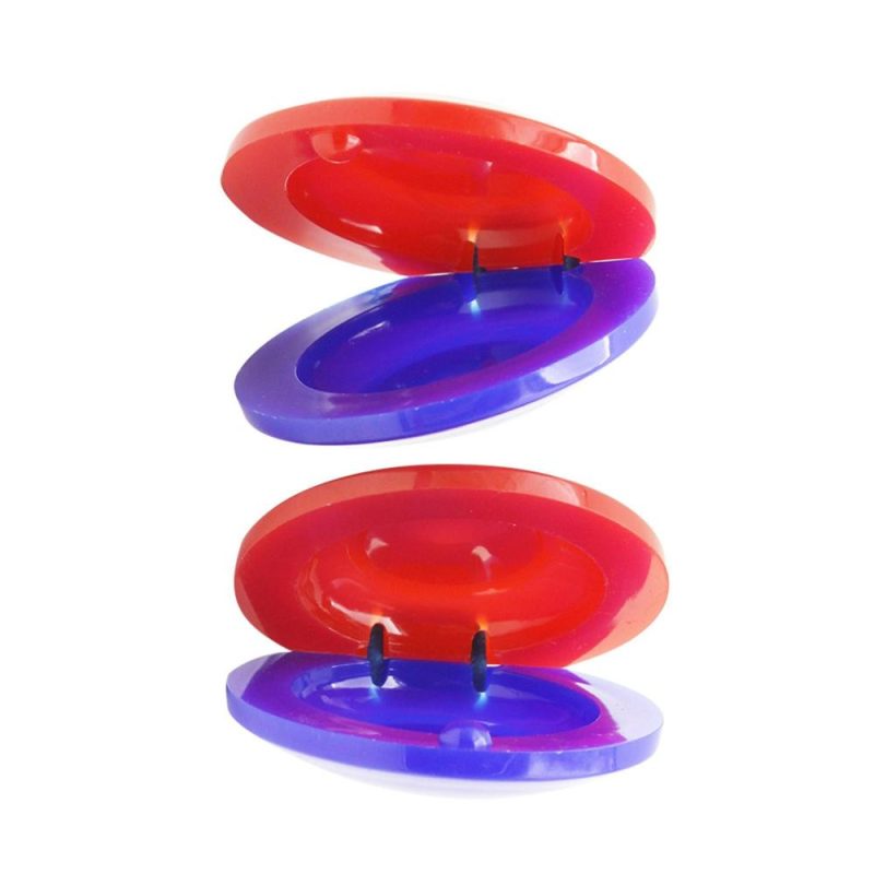 Drums & Percussion |   2Pcs Finger Castanets Percussion Instrument Musical Toy for Toddler Children Early Musical Education Multicolour Drums & Percussion Drums & Percussion