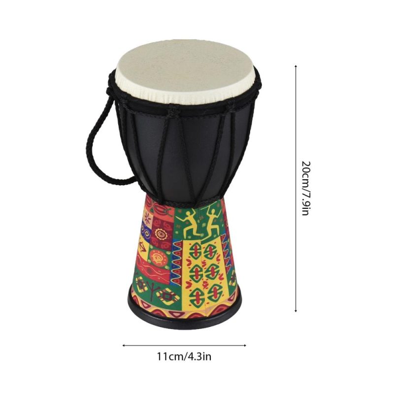 Drums & Percussion |   4-inch African Drum / Portable Hand Drum for Music Lovers Drums & Percussion Drums & Percussion