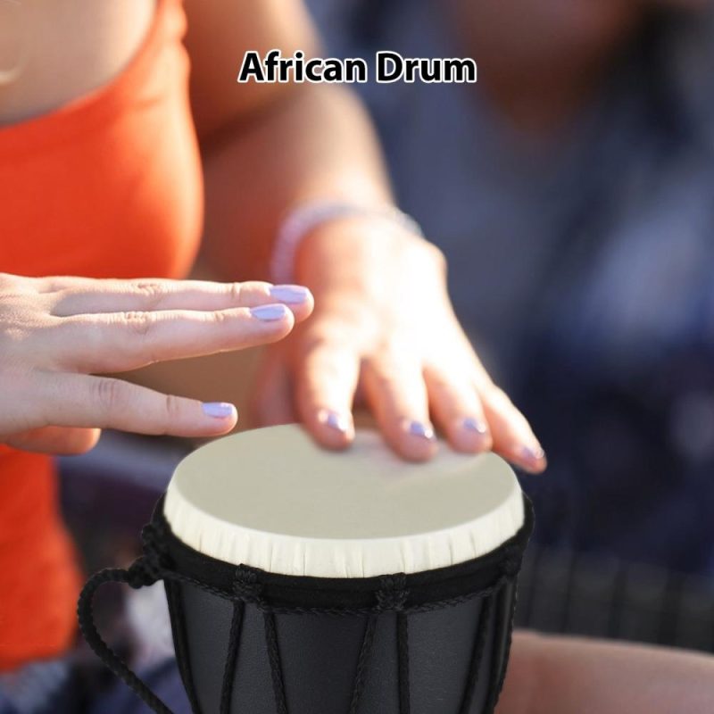 Drums & Percussion |   4-inch African Drum / Portable Hand Drum for Music Lovers Drums & Percussion Drums & Percussion