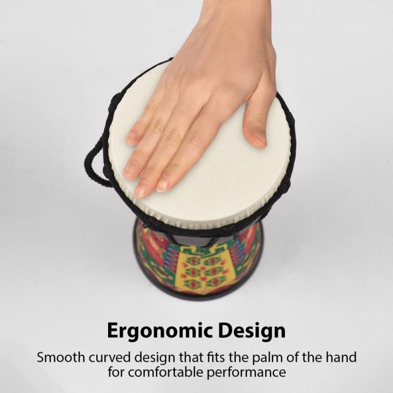 Drums & Percussion |   4-inch African Drum / Portable Hand Drum for Music Lovers Drums & Percussion Drums & Percussion