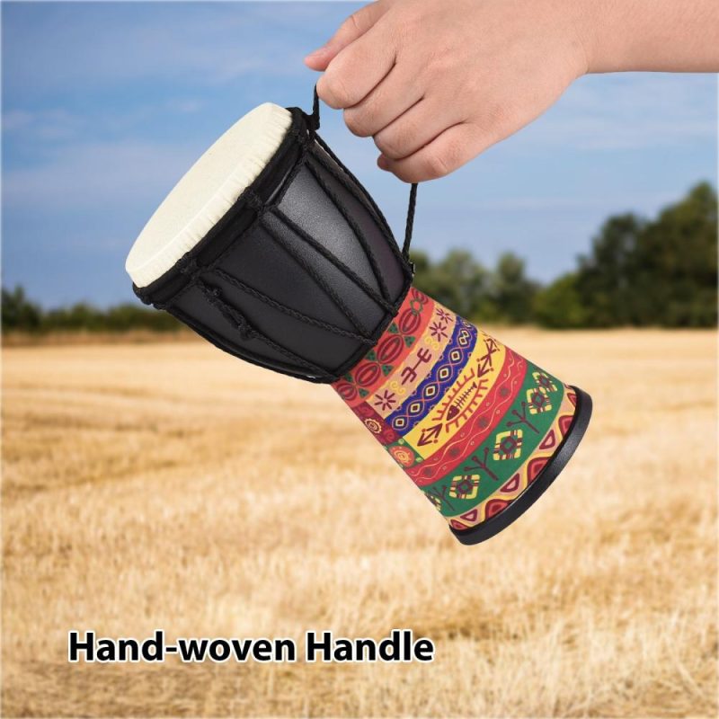 Drums & Percussion |   4-inch African Drum / Portable Hand Drum for Music Lovers Drums & Percussion Drums & Percussion