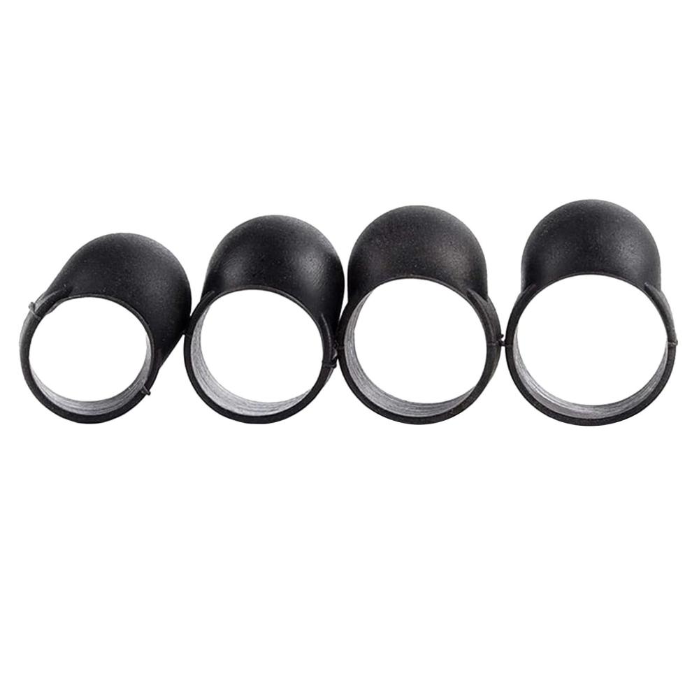 Drums & Percussion |   4 Pcs Finger Sleeve Set for Steel Tongue Drum Percussion Drums Black Drums & Percussion Black