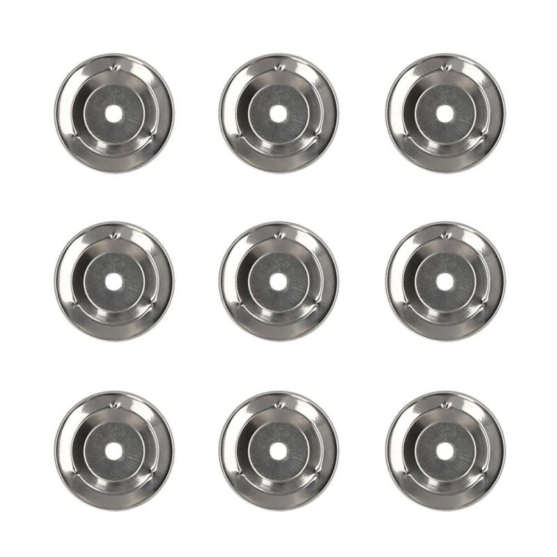 Drums & Percussion |   50pcs Tambourine Bell Ring Jingle Bell Stainless Steel for Handbell Tambourine Church Tambourines Silver Drums & Percussion Drums & Percussion