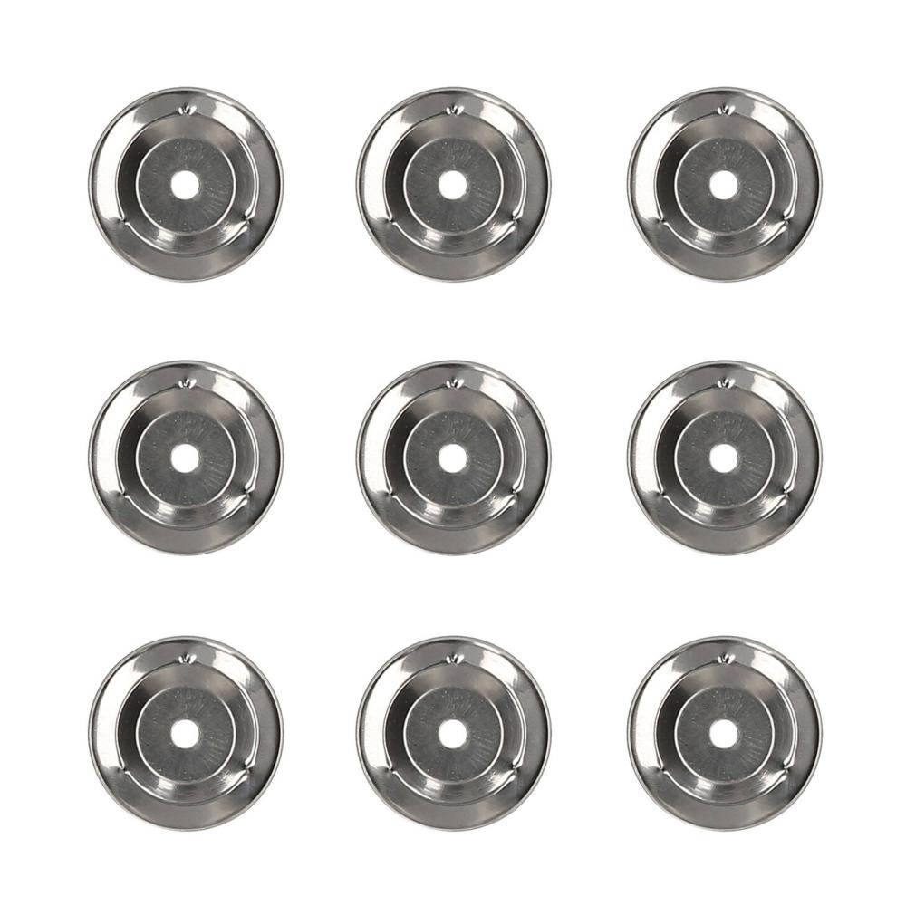 Drums & Percussion |   50pcs Tambourine Bell Ring Jingle Bell Stainless Steel for Handbell Tambourine Church Tambourines Silver Drums & Percussion Drums & Percussion