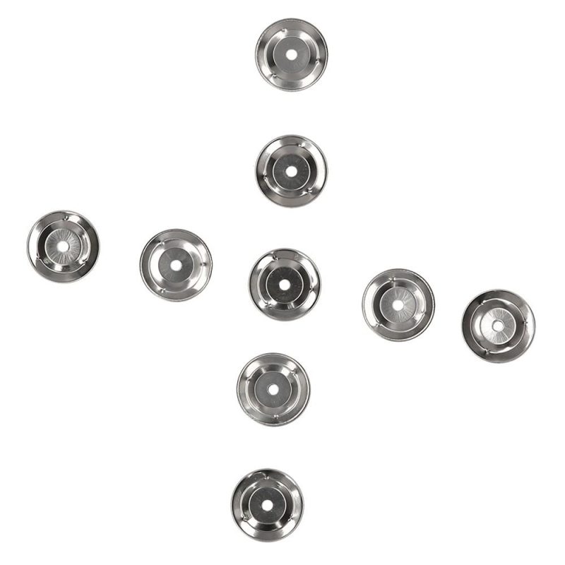 Drums & Percussion |   50pcs Tambourine Bell Ring Jingle Bell Stainless Steel for Handbell Tambourine Church Tambourines Silver Drums & Percussion Drums & Percussion