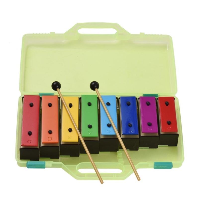 Drums & Percussion |   8-note Xylophone Percussion Instrument Musical Toy Gift for Children Kids Colorful Drums & Percussion Colorful