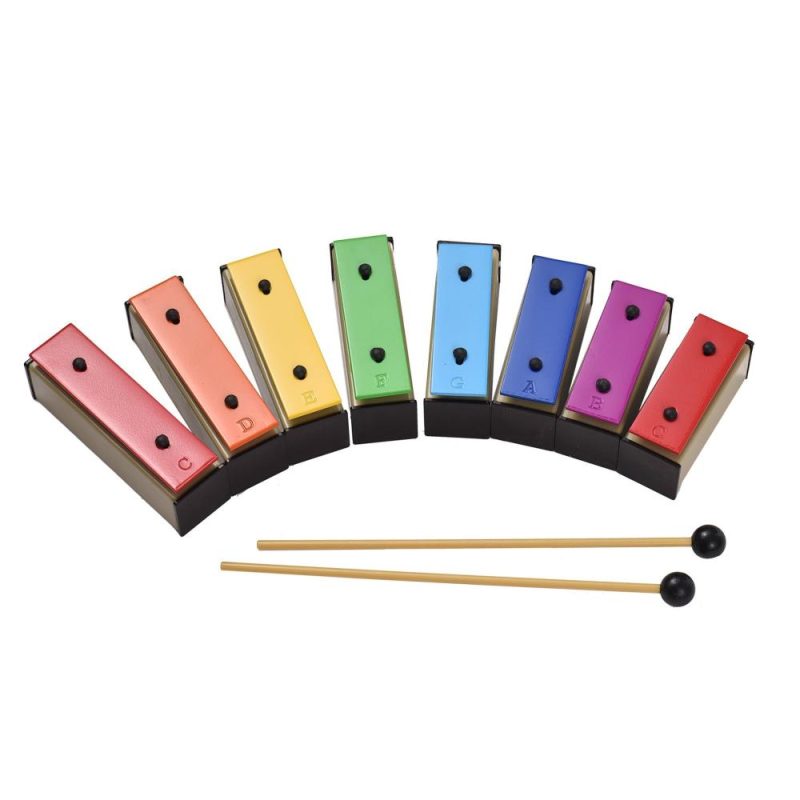 Drums & Percussion |   8-note Xylophone Percussion Instrument Musical Toy Gift for Children Kids Colorful Drums & Percussion Colorful