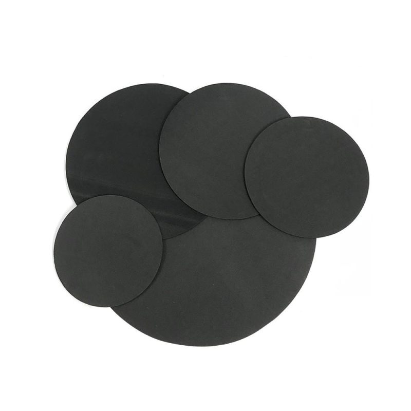 Drums & Percussion |   8-Piece Drum Set Silencer Practice Mute Pads Mutes for 5 Drums & 3 Cymbals Black Drums & Percussion Black