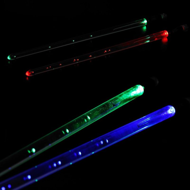 Drums & Percussion |   A Pair of Glow Drumsticks 15-Colors Light Drumstick Light Up Drumsticks Jazz Drumstick Drum Accessories Transparent Drums & Percussion Drums & Percussion