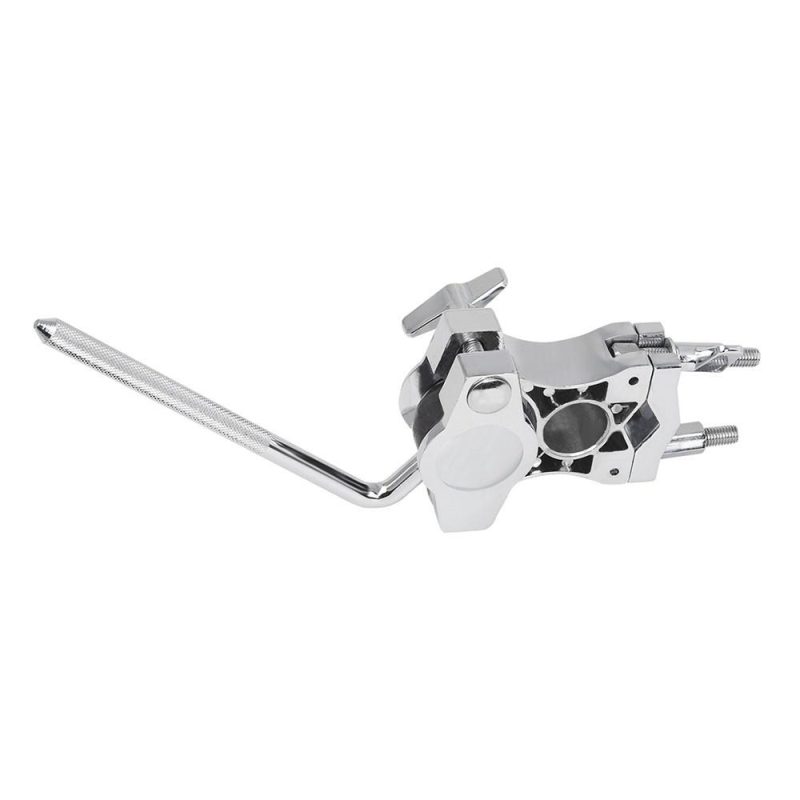 Drums & Percussion |   Adjustable Tom Drum Mounting Bracket Extension Clip Musical Instrument Accessory Bracket Extension Clip Bracket Extension Clip Silver Drums & Percussion Drums & Percussion