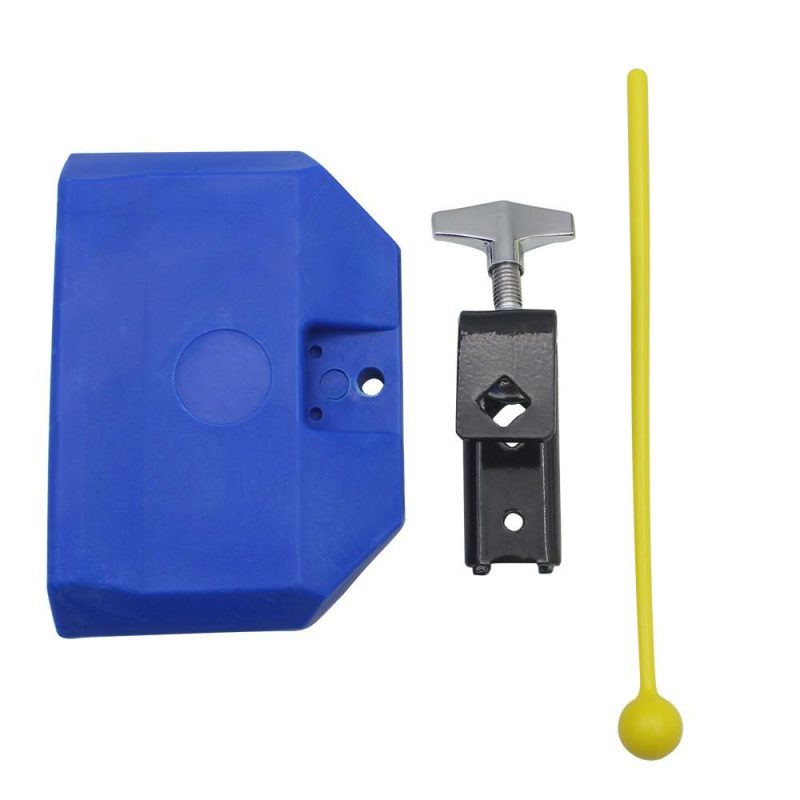 Drums & Percussion |   Cow Bell Noise Maker with Mallet Cowbell Blue Drums & Percussion Blue