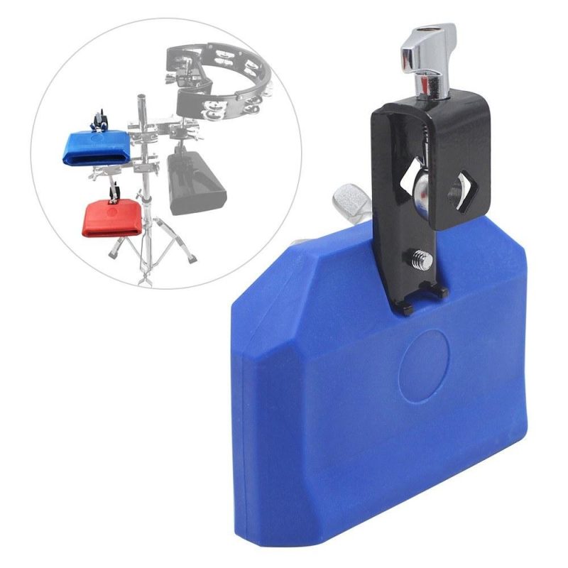 Drums & Percussion |   Cow Bell Noise Maker with Mallet Cowbell Blue Drums & Percussion Blue