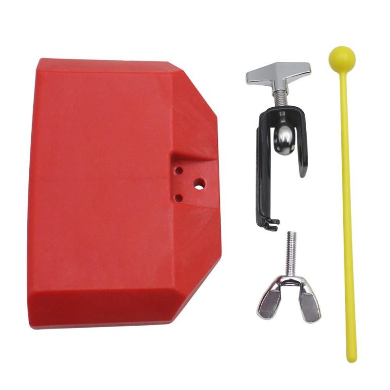 Drums & Percussion |   Cow Bell Noise Maker with Mallet Cowbell Red Drums & Percussion Drums & Percussion