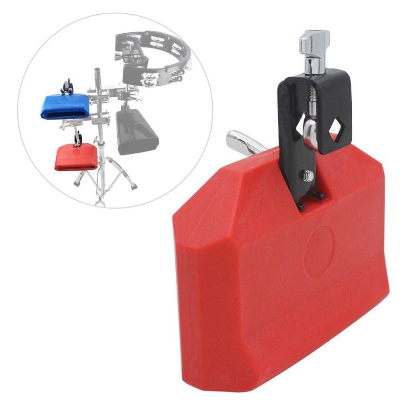 Drums & Percussion |   Cow Bell Noise Maker with Mallet Cowbell Red Drums & Percussion Drums & Percussion