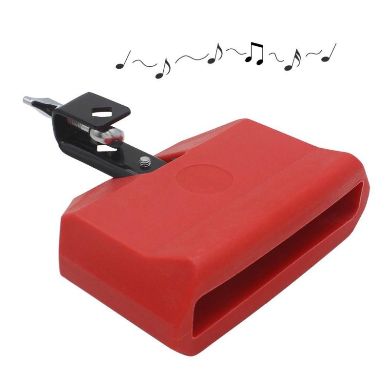 Drums & Percussion |   Cow Bell Noise Maker with Mallet Cowbell Red Drums & Percussion Drums & Percussion