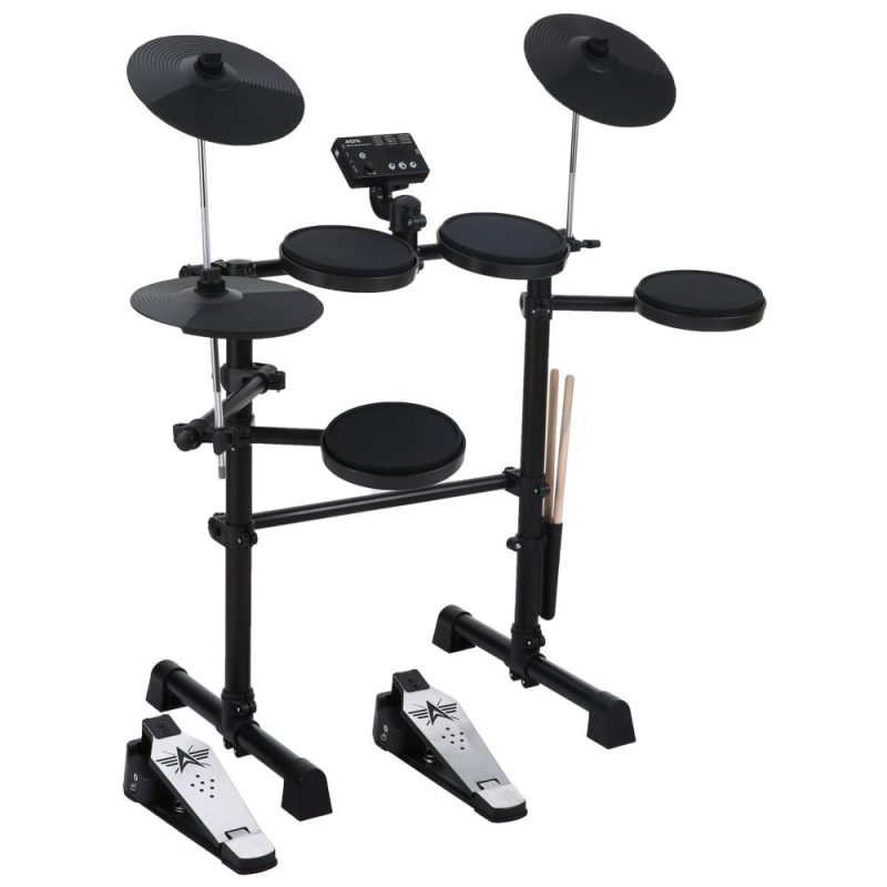 Drums & Percussion |   Electric Drum Set 8 Piece Electronic Drum Kit for Adult Beginner Drums & Percussion Drums & Percussion