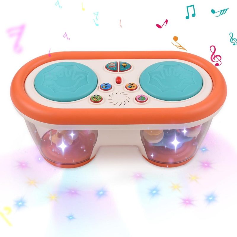 Drums & Percussion |   Electric Music Drum 855-161C Color Change Night Light Drum Multifunctional Clapping Drum Percussion Instrument Drums & Percussion Drums & Percussion