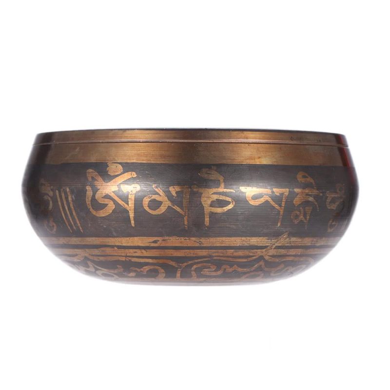 Drums & Percussion |   Exquisite 2.8 Inch Handmade Tibetan Bell Metal Singing Bowl Multicolour Drums & Percussion Drums & Percussion