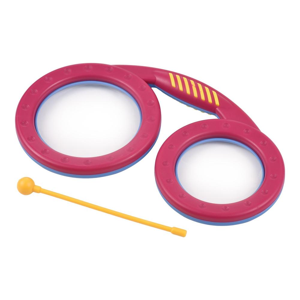 Drums & Percussion |   Glasses Drum Irregular Shape Clapping Drum Percussion Instrument Red Drums & Percussion Drums & Percussion