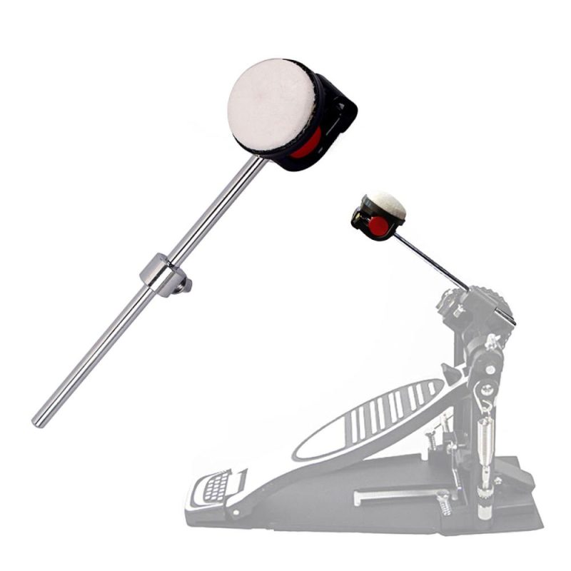 Drums & Percussion |   Percussion Hammer Drum Stick Bass Drum Beater Hammer Silicone Head White Drums & Percussion Drums & Percussion