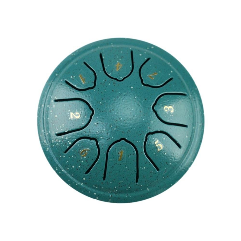 Drums & Percussion |   Steel Tongue Drum 4 Inch 8 Notes C Key Percussion Instrument Portable Balmy Drum with Drum Mallets Handpan Drum Green Drums & Percussion Drums & Percussion