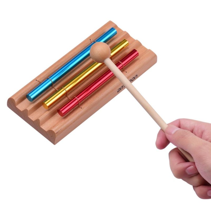 Drums & Percussion |    Tabletop Chimes Meditation Chime Colorful Wind Bell Children Educational Musical Toy Percussion Instrument with Mallet Drums & Percussion Drums & Percussion