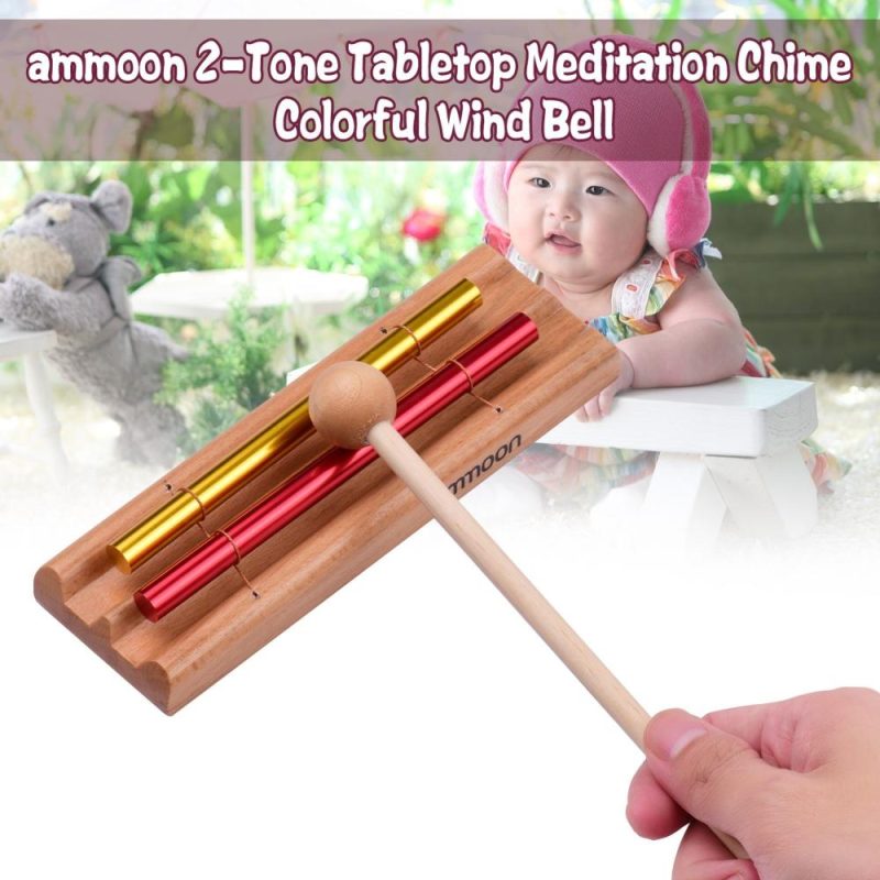 Drums & Percussion |    Tabletop Chimes Meditation Chime Colorful Wind Bell Children Educational Musical Toy Percussion Instrument with Mallet Drums & Percussion Drums & Percussion