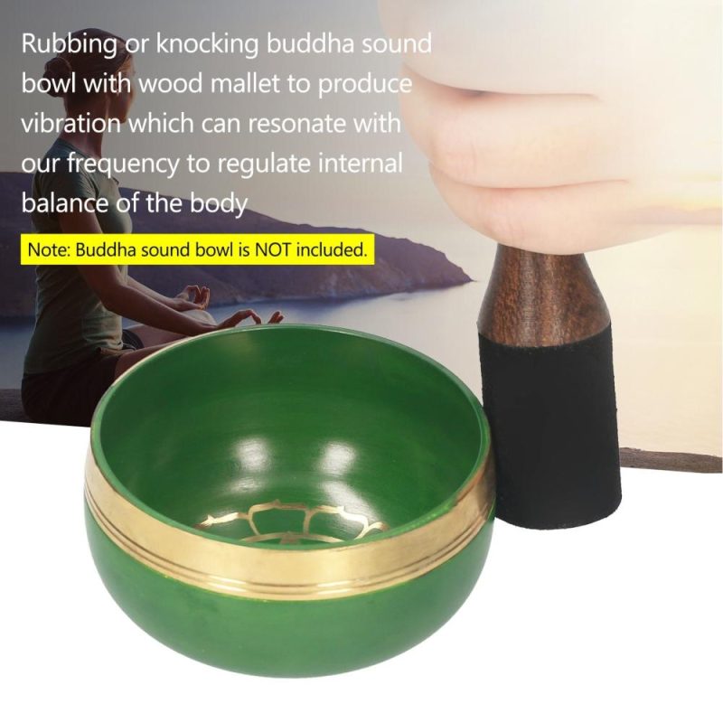 Drums & Percussion |   Tibetan Singing Bowl Mallet Buddha Sound Bowl Wood Striker Meditation Sound Bowl Mallet Wooden Stick for Healing Mindfulness Relaxation Yoga Drums & Percussion Drums & Percussion