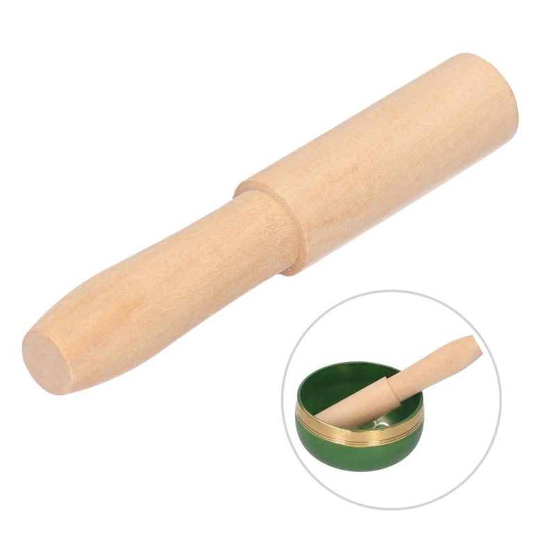 Drums & Percussion |   Tibetan Singing Bowl Mallet Buddha Sound Bowl Wood Striker Meditation Sound Bowl Mallet Wooden Stick for Healing Mindfulness Relaxation Yoga Drums & Percussion Drums & Percussion