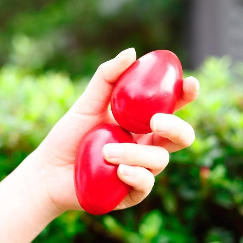 Drums & Percussion |   Wooden Maracas Egg Shakers Musical Percussion Instrument Eggs 2pcs Red Drums & Percussion Drums & Percussion