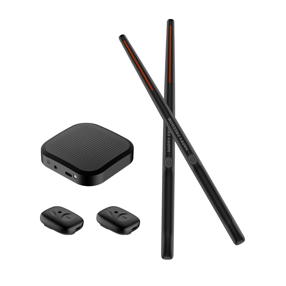 Drums & Percussion |   XHY-JZG02 Air Drum Sticks: Portable, Low-Latency, High-Fidelity Electronic Drumming Experience Black Drums & Percussion Black