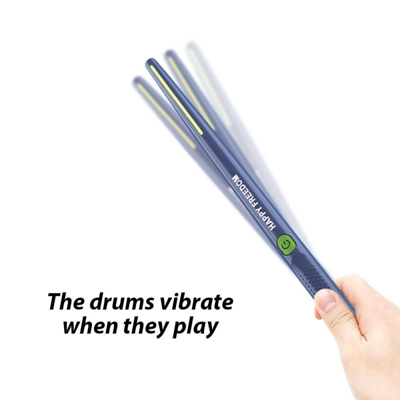 Drums & Percussion |   XHY-JZG02 Air Drum Sticks: Portable, Low-Latency, High-Fidelity Electronic Drumming Experience Navy Blue Drums & Percussion Drums & Percussion