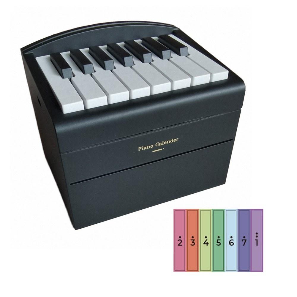 Keyboards & Pianos |   2024 Mini Playable Piano Calendar: Creative Music Box Decoration Black 1 Keyboards & Pianos Black 1