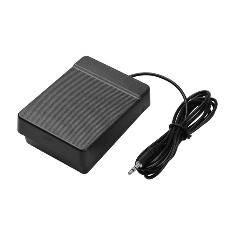 Keyboards & Pianos |   3.5mm Interface Compact Sustain Pedal Universal Single Pedal Black Keyboards & Pianos Black