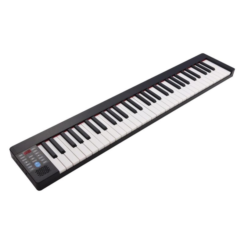 Keyboards & Pianos |   61-Key Foldable Electronic Piano – Portable, Multifunctional, Ideal for Beginners Keyboards & Pianos Keyboards & Pianos